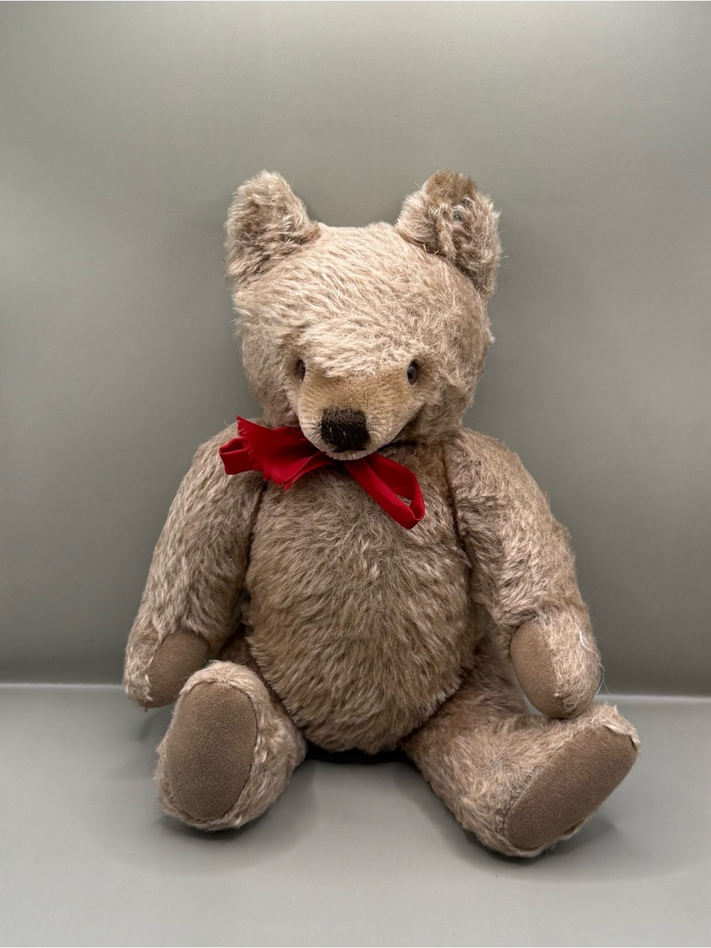 Vintage Steiff Mohair Teddy Bear Plush Stuffed Animal 1980s